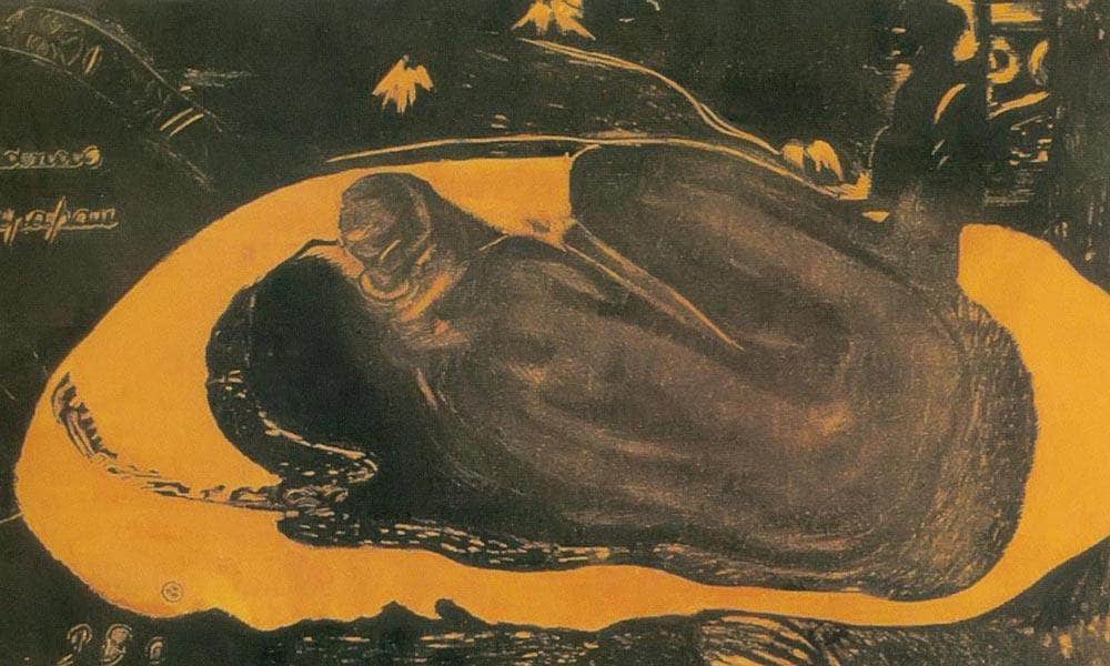 Manao Tupapau ( She Thinks Of The Ghost) By Paul Gauguin Fine Art Print
