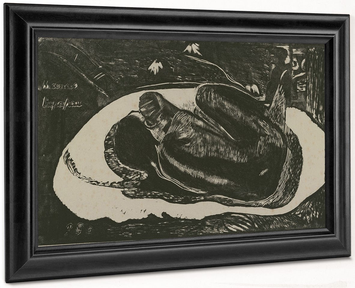 Manao Tupapau (Spirit Of The Dead Watching) By Eugene Henri Paul Gauguin Fine Art Print