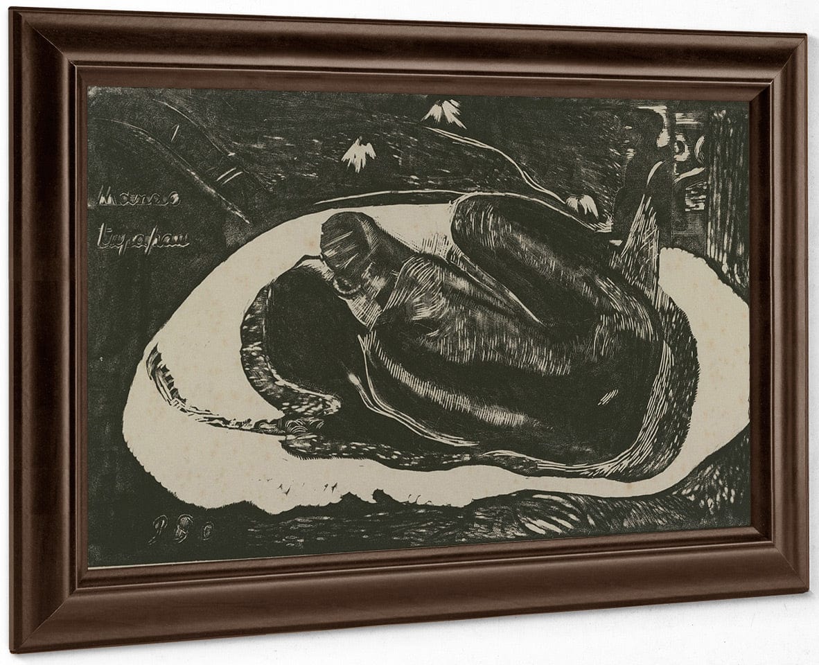 Manao Tupapau (Spirit Of The Dead Watching) By Eugene Henri Paul Gauguin Fine Art Print
