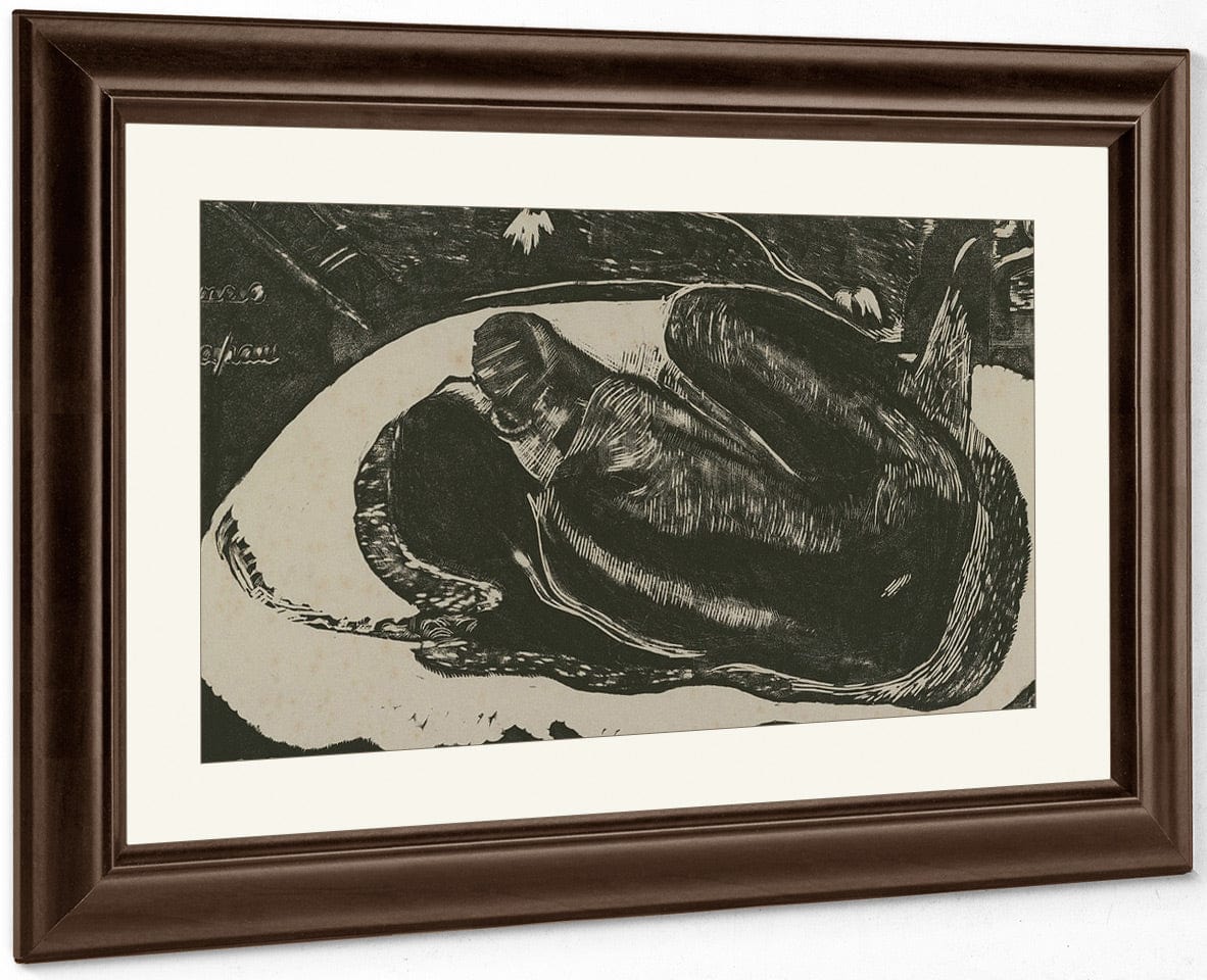 Manao Tupapau (Spirit Of The Dead Watching) By Eugene Henri Paul Gauguin Fine Art Print