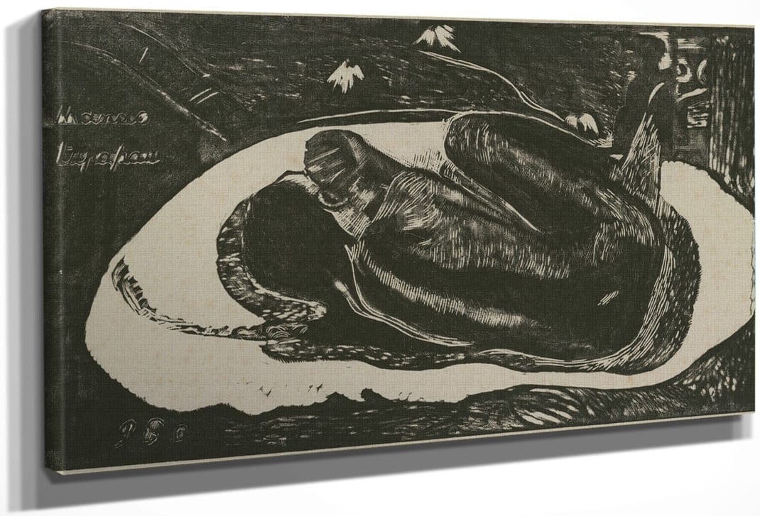 Manao Tupapau (Spirit Of The Dead Watching) By Eugene Henri Paul Gauguin Fine Art Print
