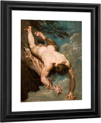 Manlius Hurled From The Rock By William Etty Fine Art Print