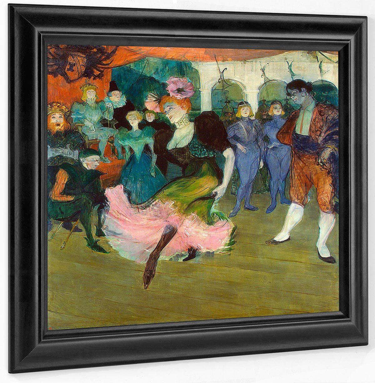 Marcelle Lender Dancing The Bolero In Chilperic By Henri De Lautrec Toulouse Fine Art Print