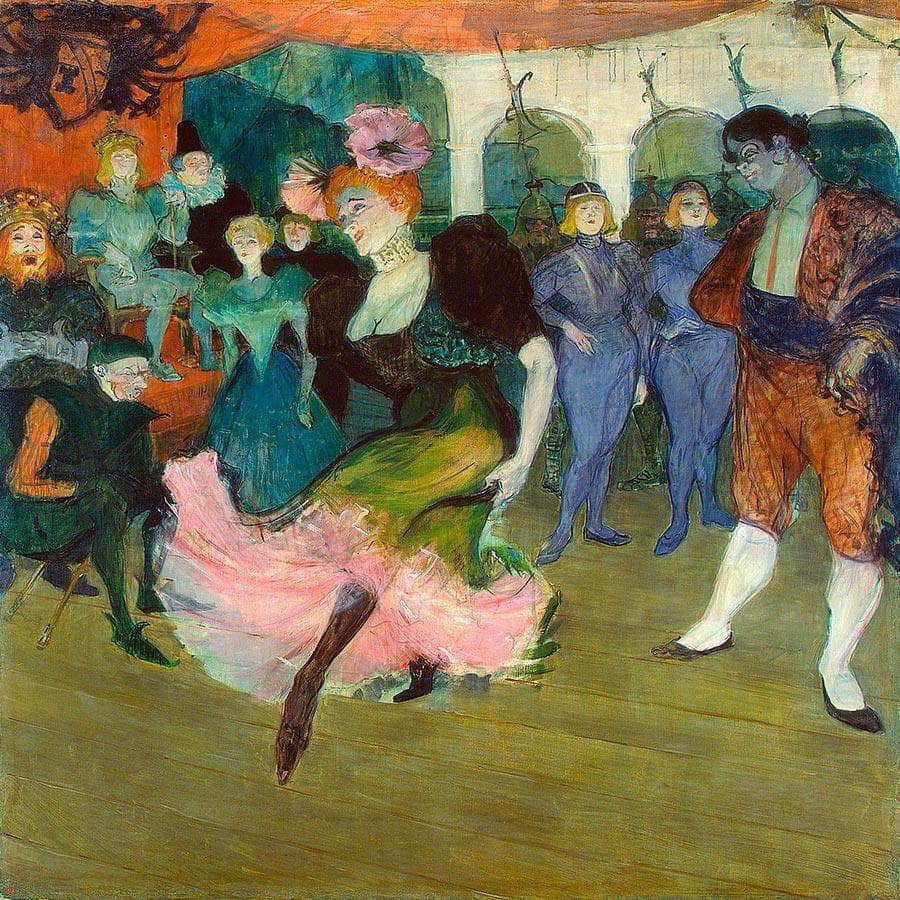 Marcelle Lender Dancing The Bolero In Chilperic By Henri De Lautrec Toulouse Fine Art Print