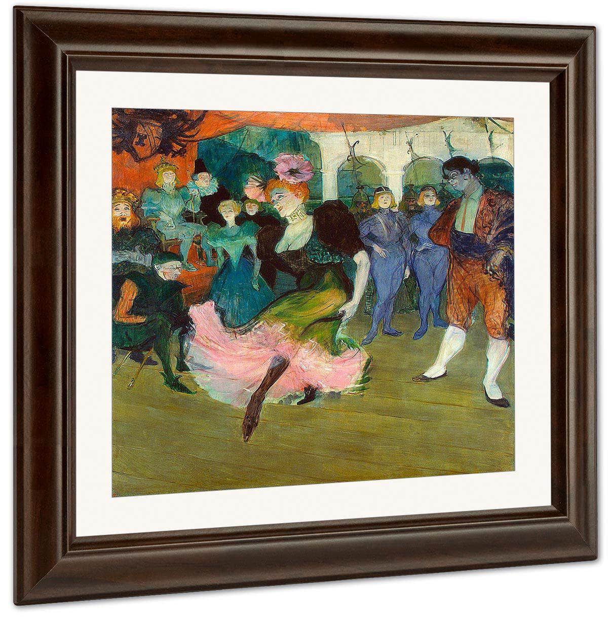 Marcelle Lender Dancing The Bolero In Chilperic By Henri De Lautrec Toulouse Fine Art Print