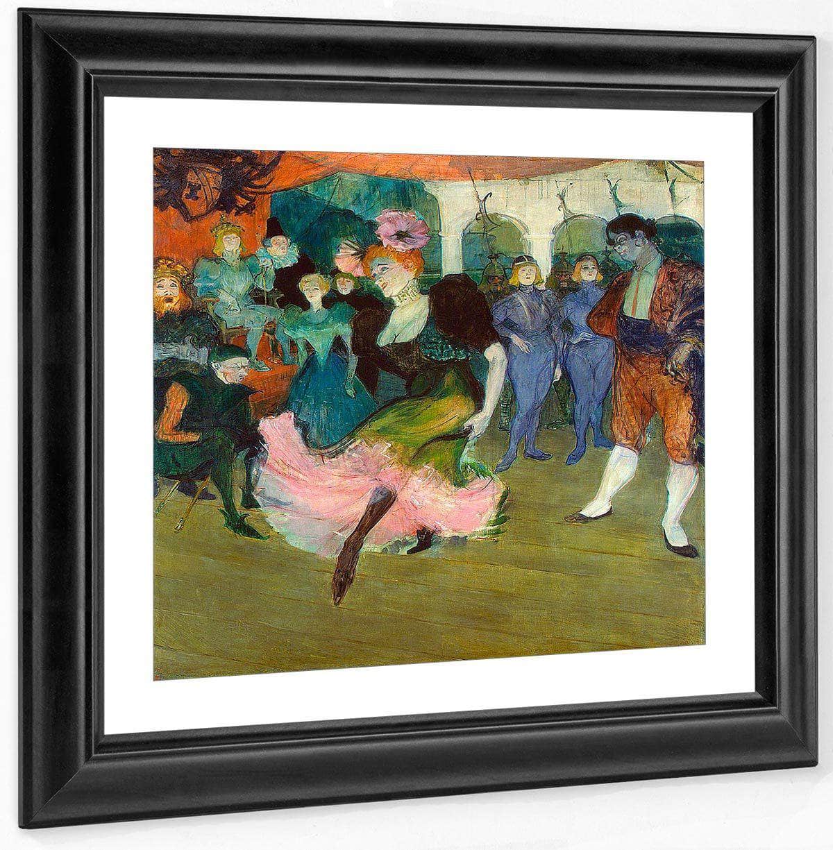 Marcelle Lender Dancing The Bolero In Chilperic By Henri De Lautrec Toulouse Fine Art Print