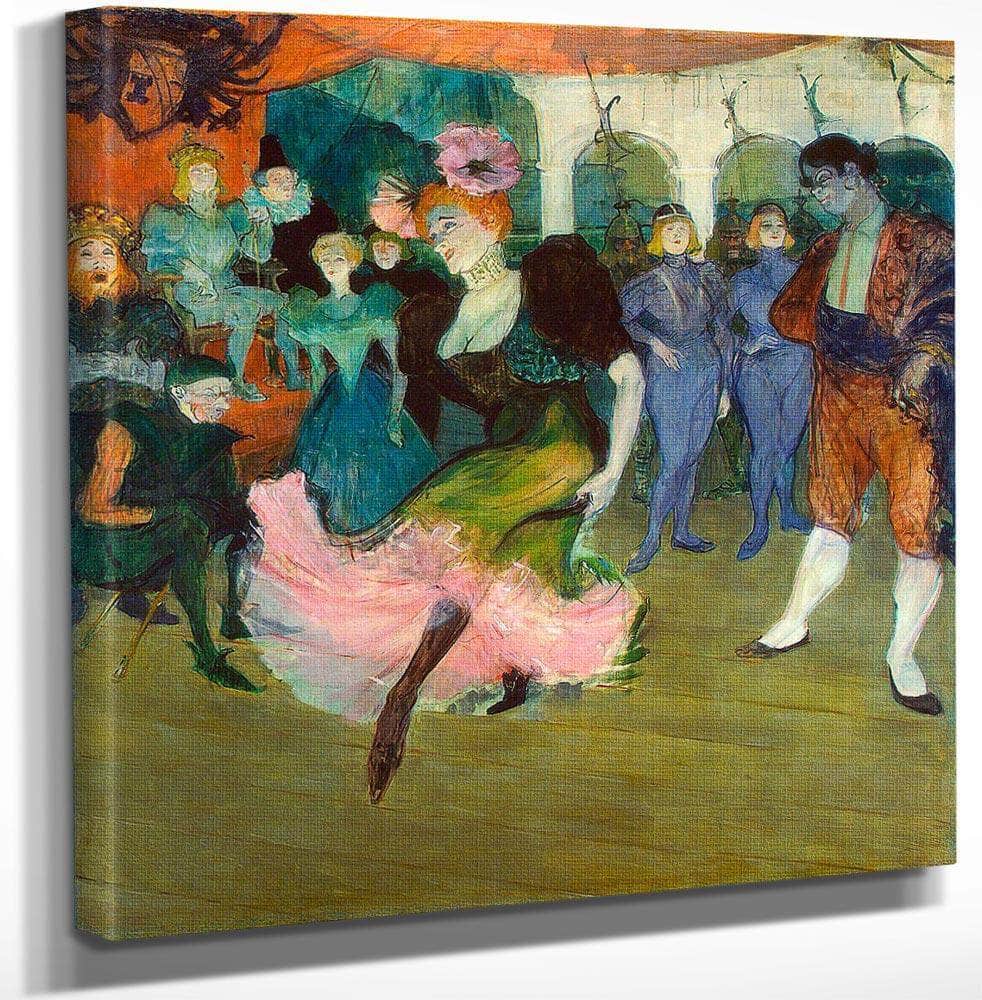 Marcelle Lender Dancing The Bolero In Chilperic By Henri De Lautrec Toulouse Fine Art Print