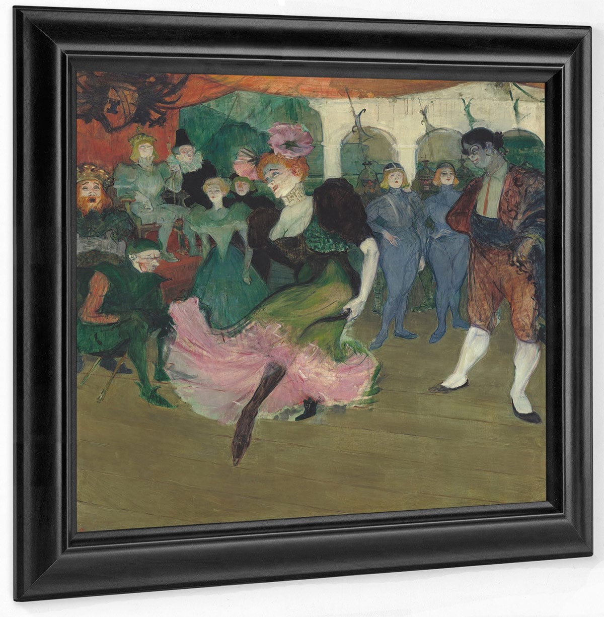 Marcelle Lender Dancing The Bolero In Chilperic By Henri Marie Raymond De Toulouse Lautrec Monfa Fine Art Print