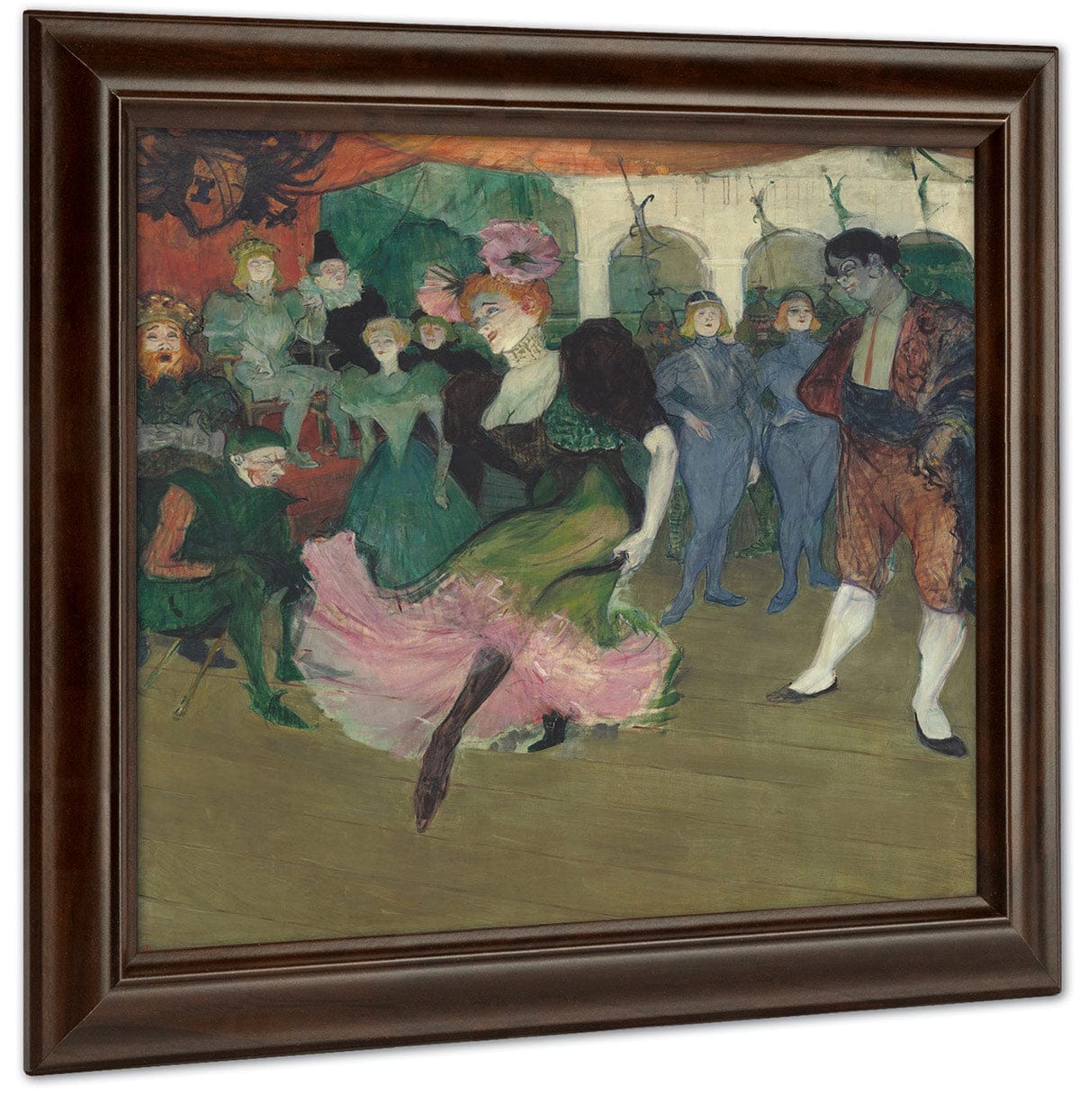 Marcelle Lender Dancing The Bolero In Chilperic By Henri Marie Raymond De Toulouse Lautrec Monfa Fine Art Print