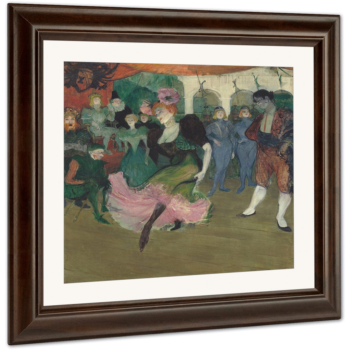 Marcelle Lender Dancing The Bolero In Chilperic By Henri Marie Raymond De Toulouse Lautrec Monfa Fine Art Print