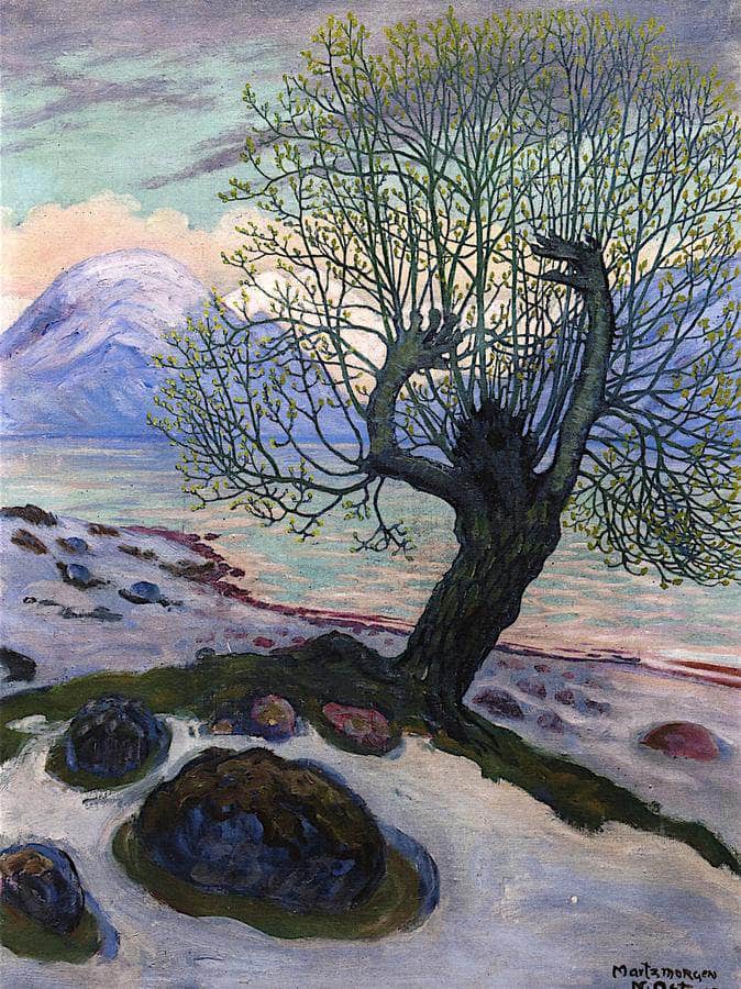 March Morning By Nicolai Astrup Fine Art Print