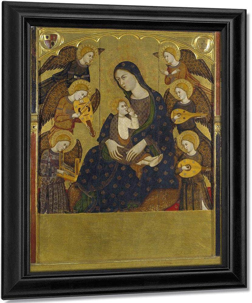 Mare De Deu De La Llet Ultim Quart Del Segle Xiv By Lorenzo Zaragoza Fine Art Print