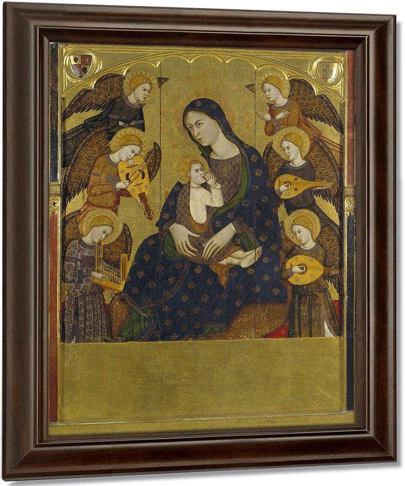 Mare De Deu De La Llet Ultim Quart Del Segle Xiv By Lorenzo Zaragoza Fine Art Print