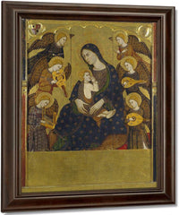 Mare De Deu De La Llet Ultim Quart Del Segle Xiv By Lorenzo Zaragoza Fine Art Print