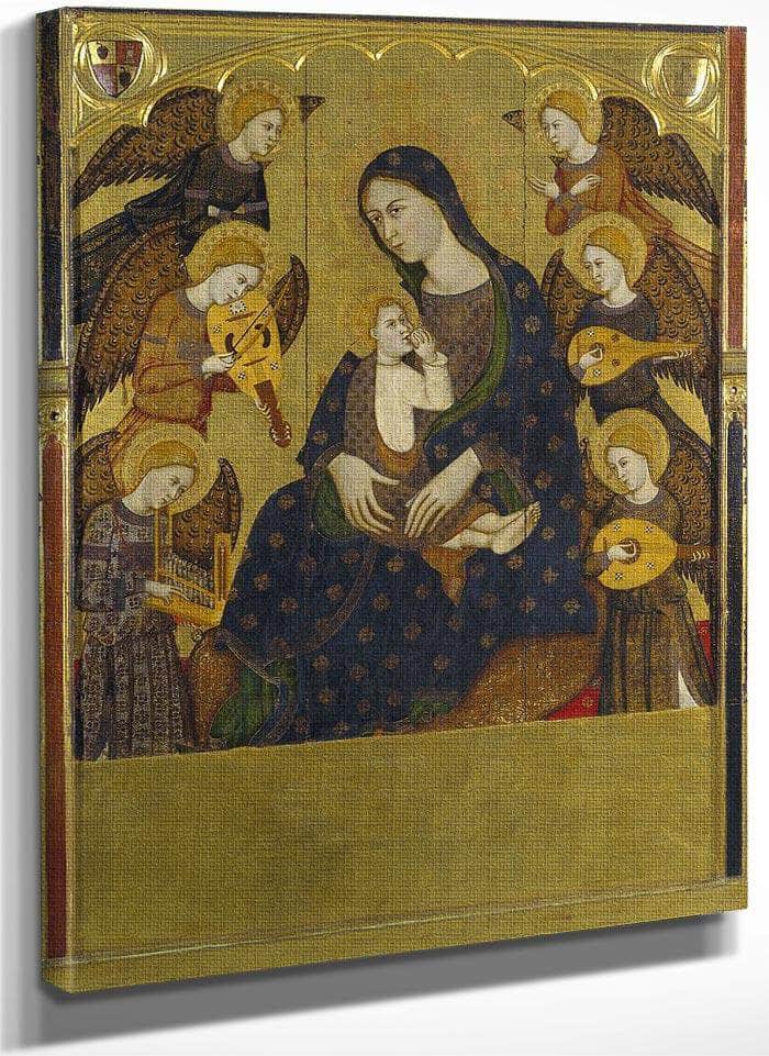 Mare De Deu De La Llet Ultim Quart Del Segle Xiv By Lorenzo Zaragoza Fine Art Print