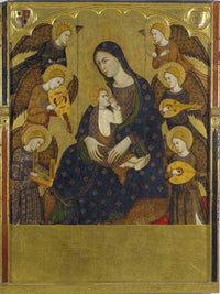 Mare De Deu De La Llet Ultim Quart Del Segle Xiv By Lorenzo Zaragoza Fine Art Print