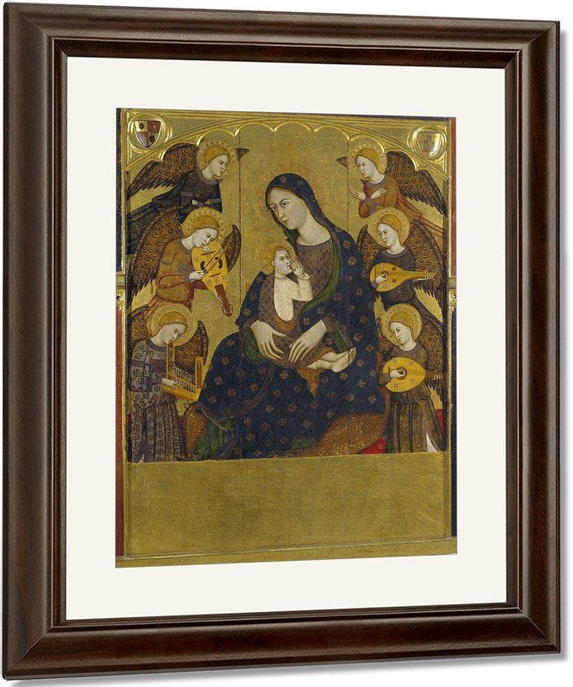 Mare De Deu De La Llet Ultim Quart Del Segle Xiv By Lorenzo Zaragoza Fine Art Print
