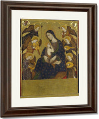 Mare De Deu De La Llet Ultim Quart Del Segle Xiv By Lorenzo Zaragoza Fine Art Print