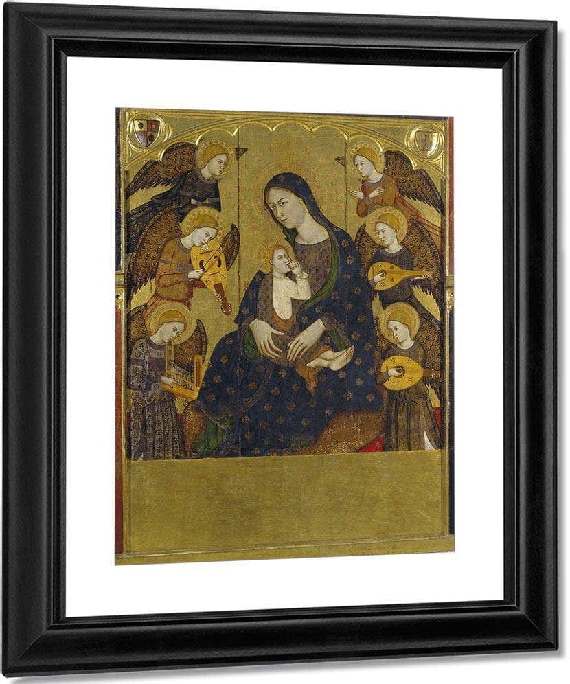 Mare De Deu De La Llet Ultim Quart Del Segle Xiv By Lorenzo Zaragoza Fine Art Print