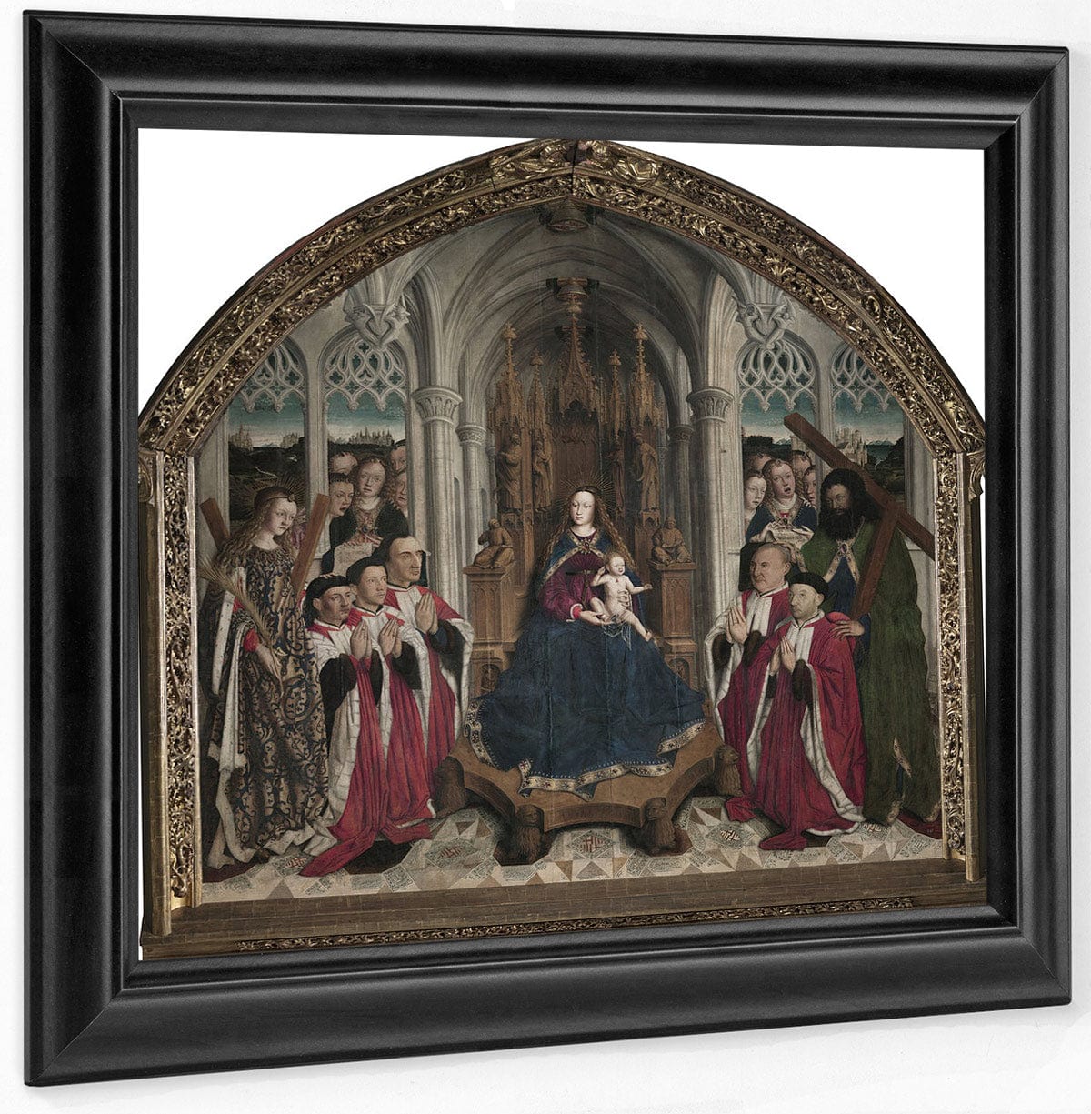 Mare De Deu Dels Consellers By Lluis Dalmau Fine Art Print