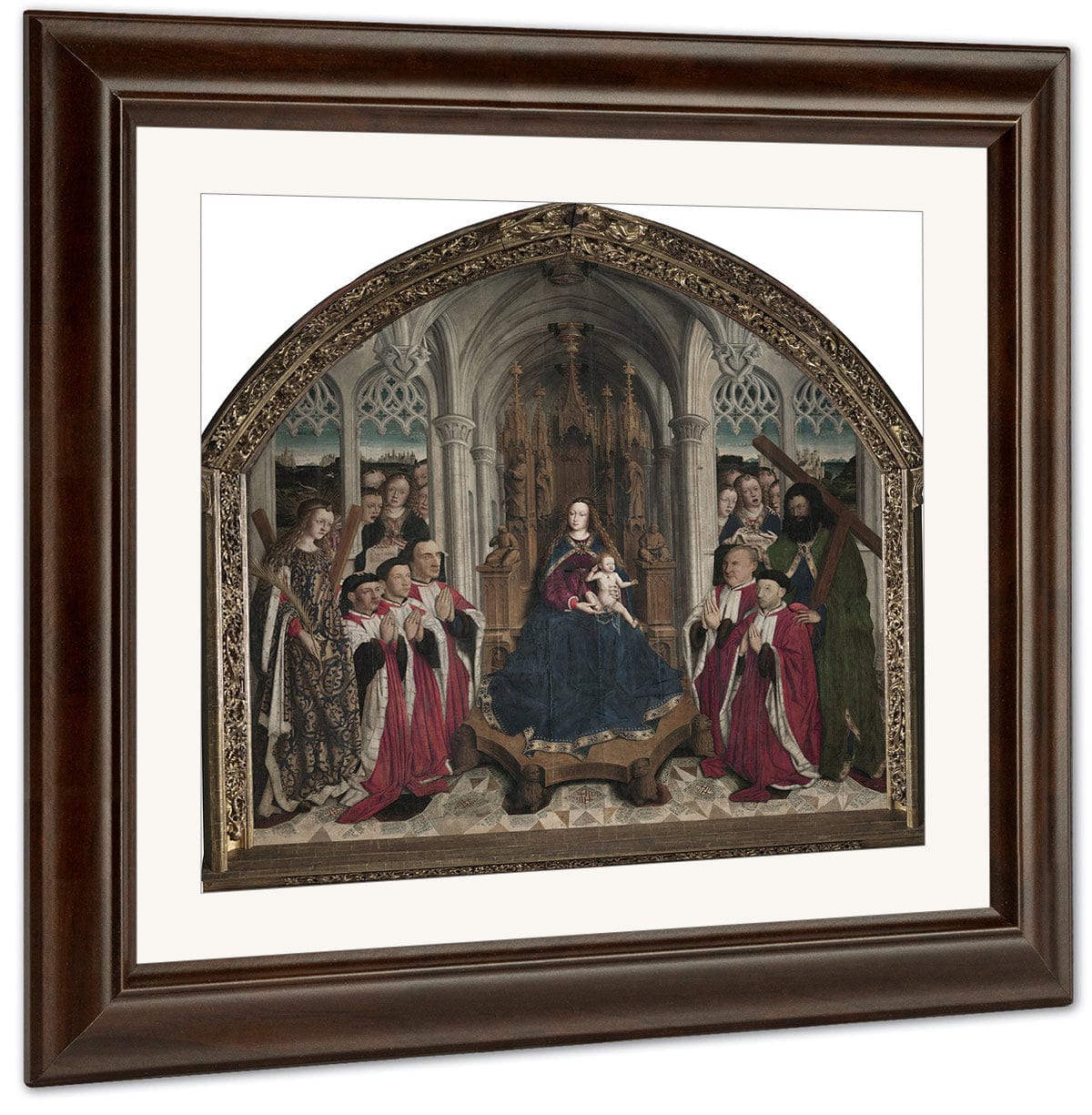 Mare De Deu Dels Consellers By Lluis Dalmau Fine Art Print