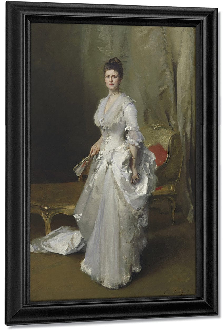 Margaret Stuyvesant Rutherfurd White (Mrs. Henry White) By John Singer Sargent Fine Art Print
