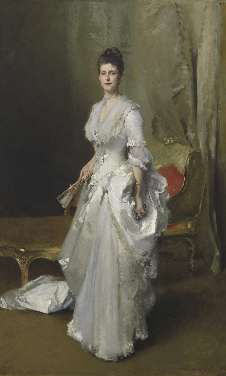 Margaret Stuyvesant Rutherfurd White (Mrs. Henry White) By John Singer Sargent Fine Art Print