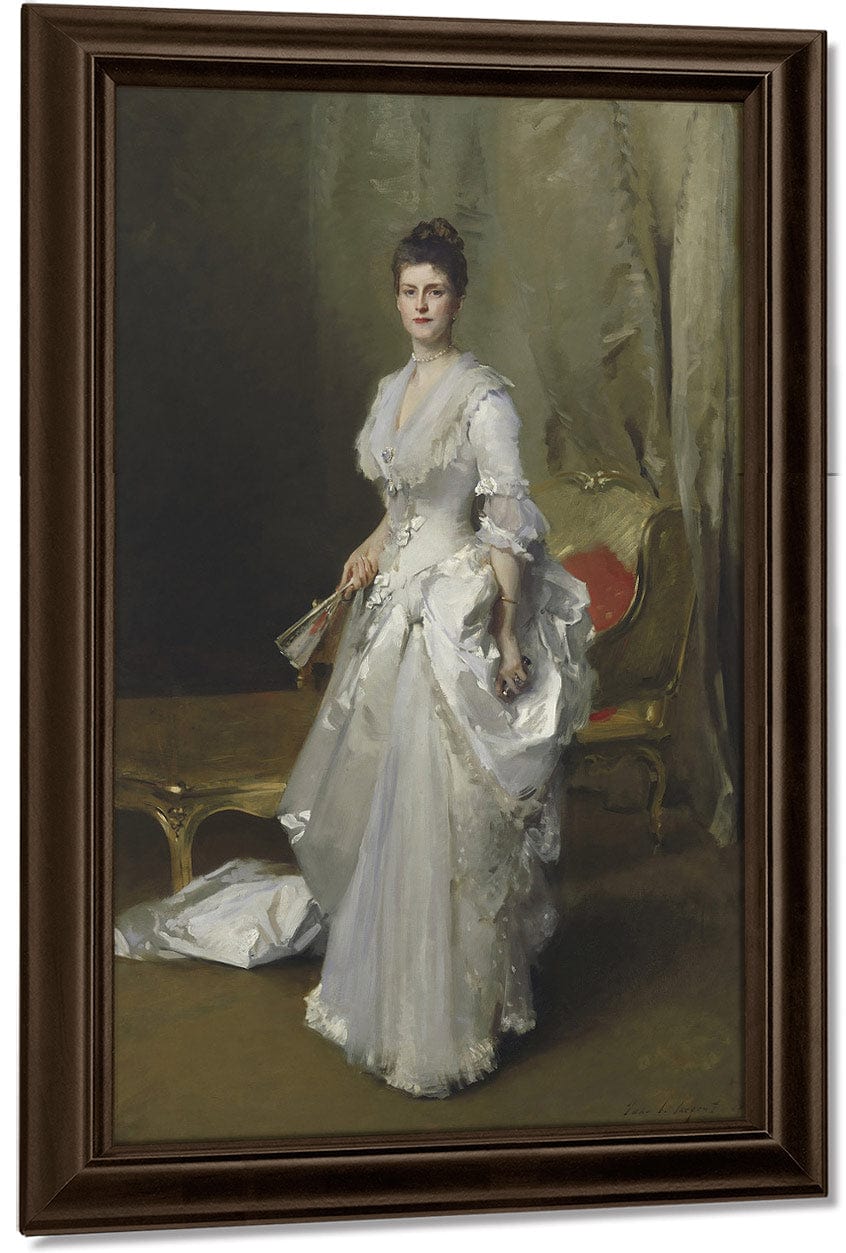 Margaret Stuyvesant Rutherfurd White (Mrs. Henry White) By John Singer Sargent Fine Art Print