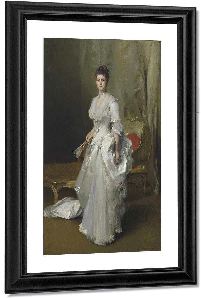 Margaret Stuyvesant Rutherfurd White (Mrs. Henry White) By John Singer Sargent Fine Art Print