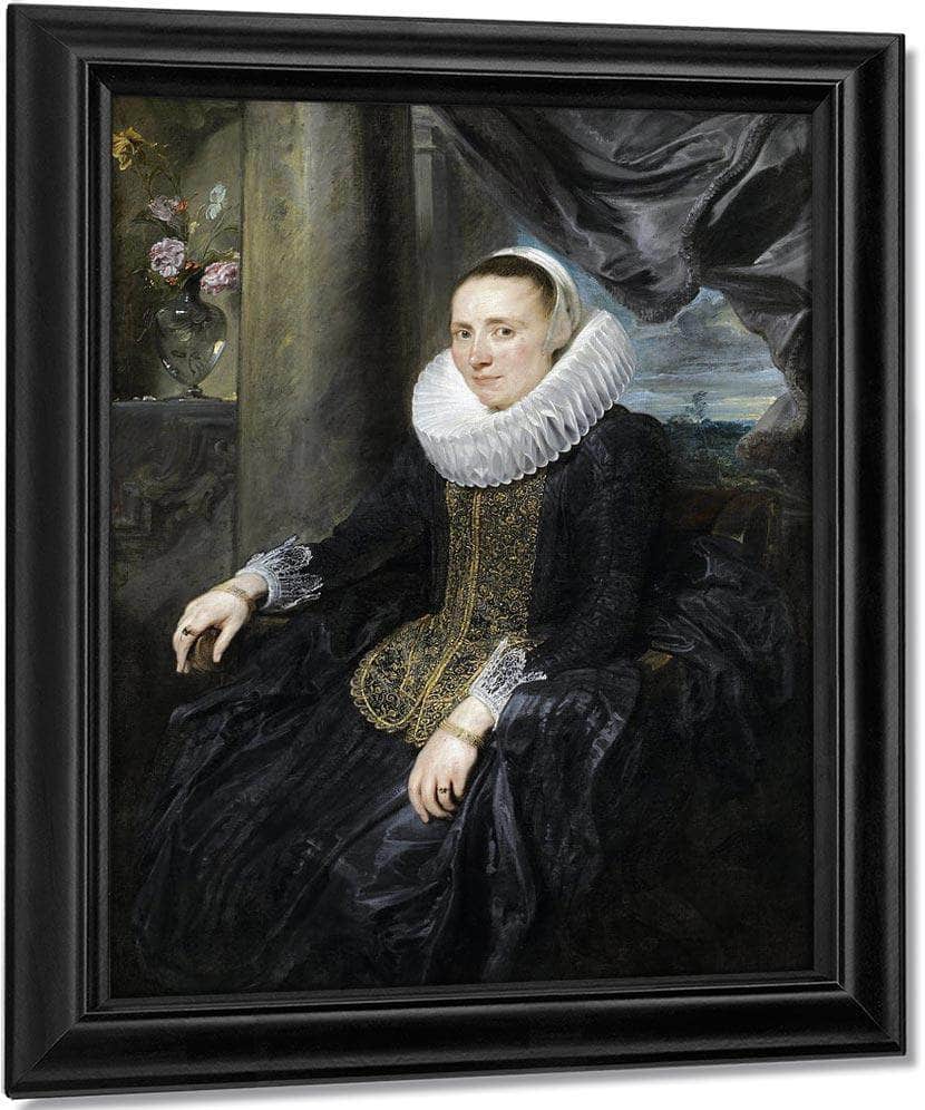 Margareta Snyders By Anthony Van Dyck Fine Art Print