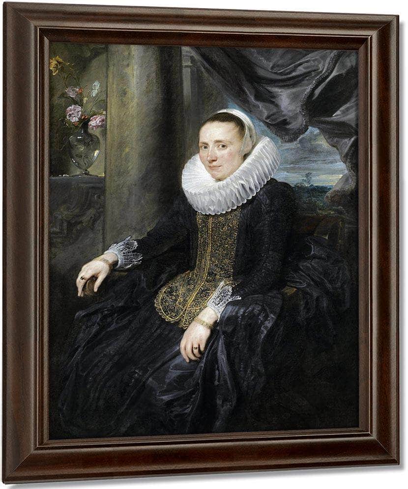 Margareta Snyders By Anthony Van Dyck Fine Art Print