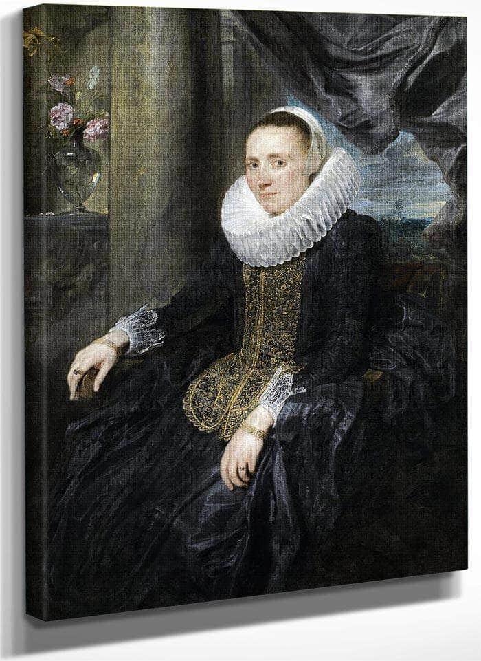 Margareta Snyders By Anthony Van Dyck Fine Art Print