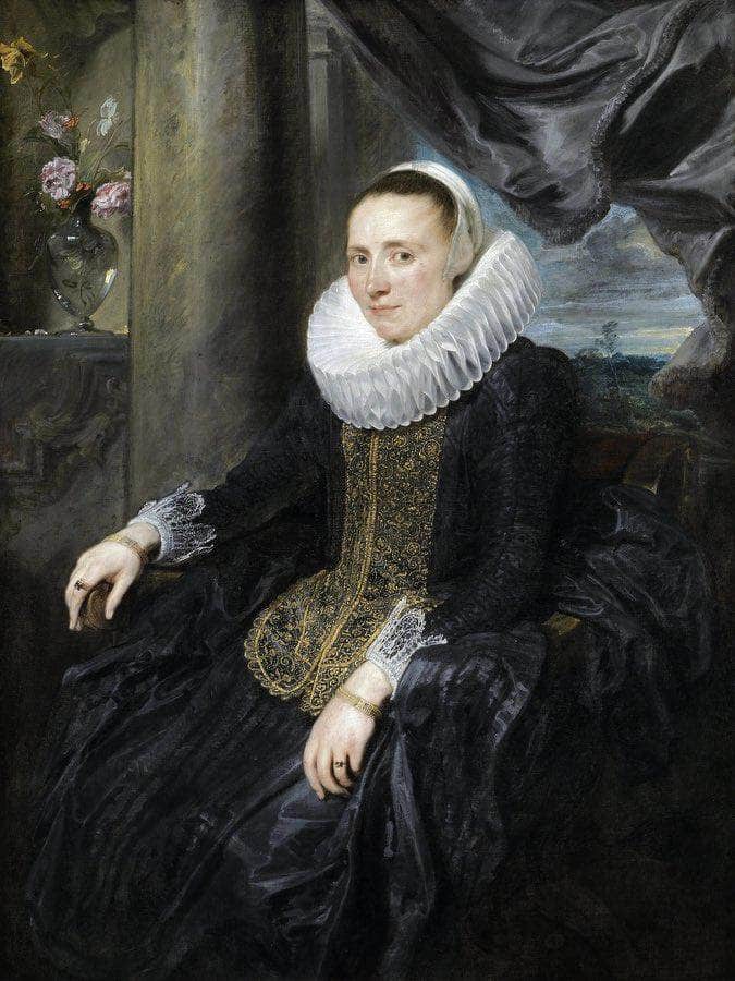 Margareta Snyders By Anthony Van Dyck Fine Art Print