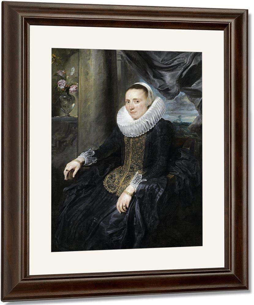 Margareta Snyders By Anthony Van Dyck Fine Art Print