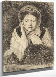 Marguerite De Gas, The Artist's Sister (Marguerite De Gas, Soeur De L'artiste) By Edgar Degas Fine Art Print