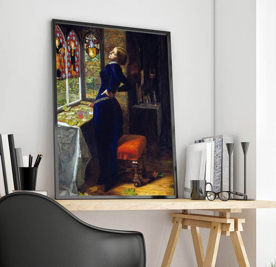 Mariana Painting John Everett Millais Canvas Art Fine Art Print