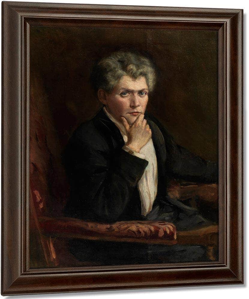 Marie Huet By Alice Pike Barney Fine Art Print