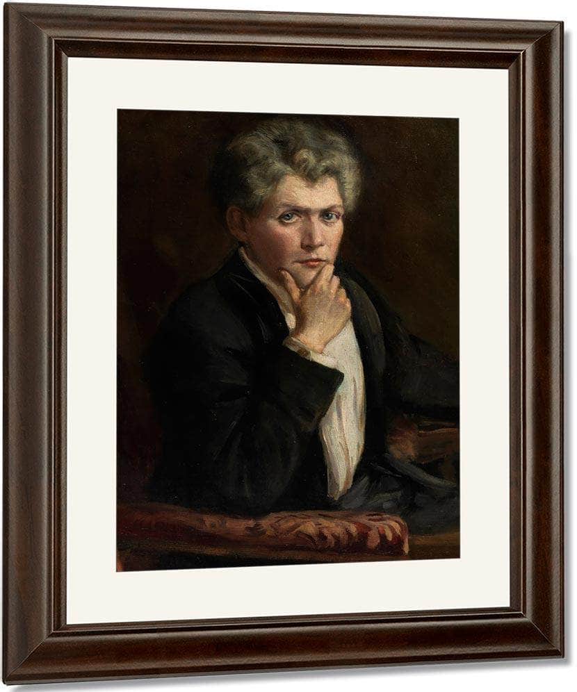 Marie Huet By Alice Pike Barney Fine Art Print