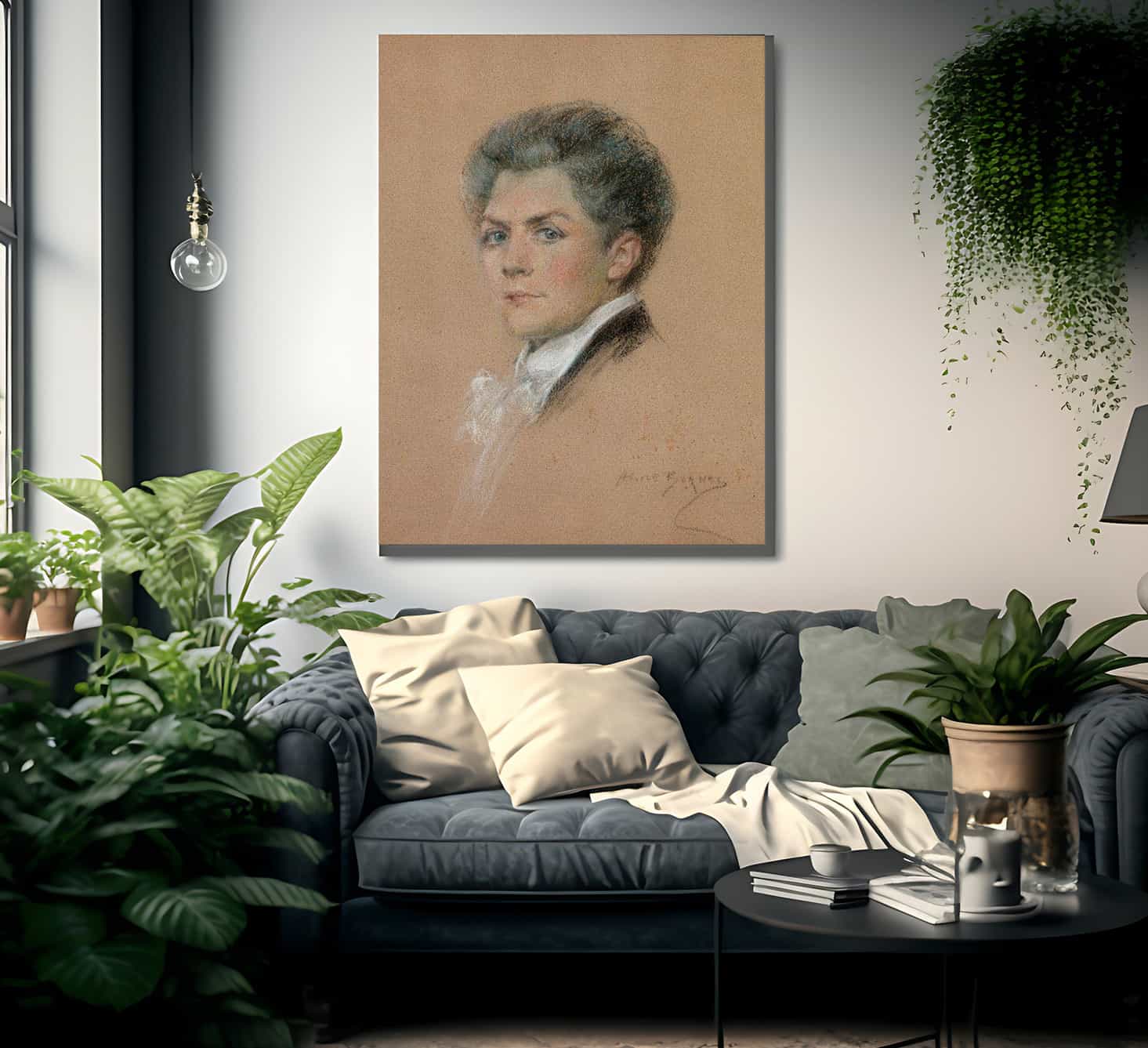 Marie Huet The Painter By Alice Pike Barney Fine Art Print