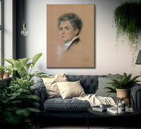 Marie Huet The Painter By Alice Pike Barney Fine Art Print