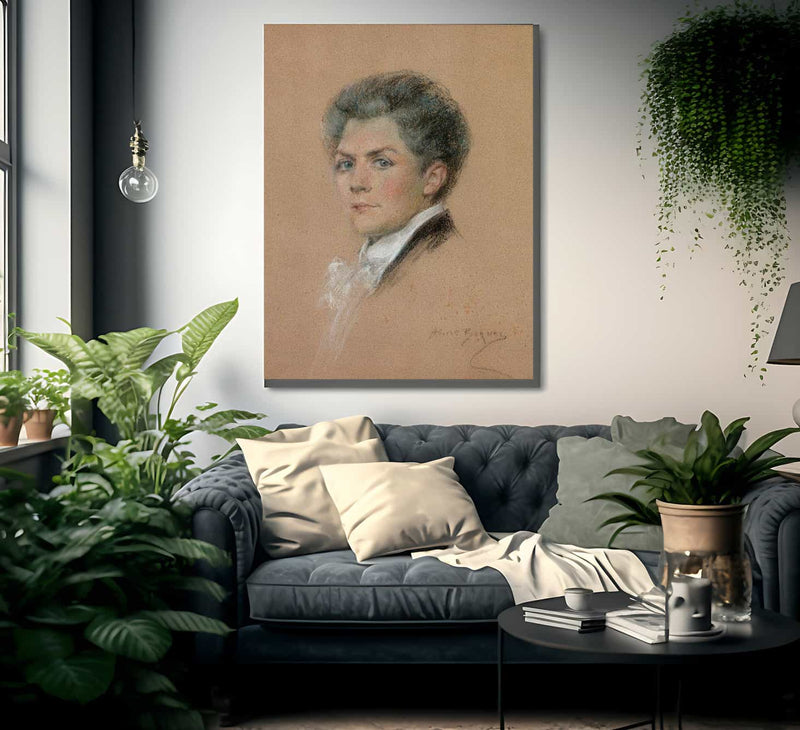 Marie Huet The Painter By Alice Pike Barney Fine Art Print