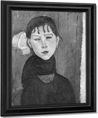 Marie Young Woman Of The People By Amedeo Modigliani Fine Art Print