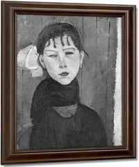 Marie Young Woman Of The People By Amedeo Modigliani Fine Art Print