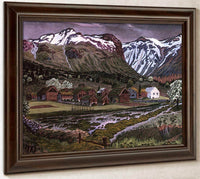 Marigold Night (Also Known As Soleienatt) By Nicolai Astrup Fine Art Print