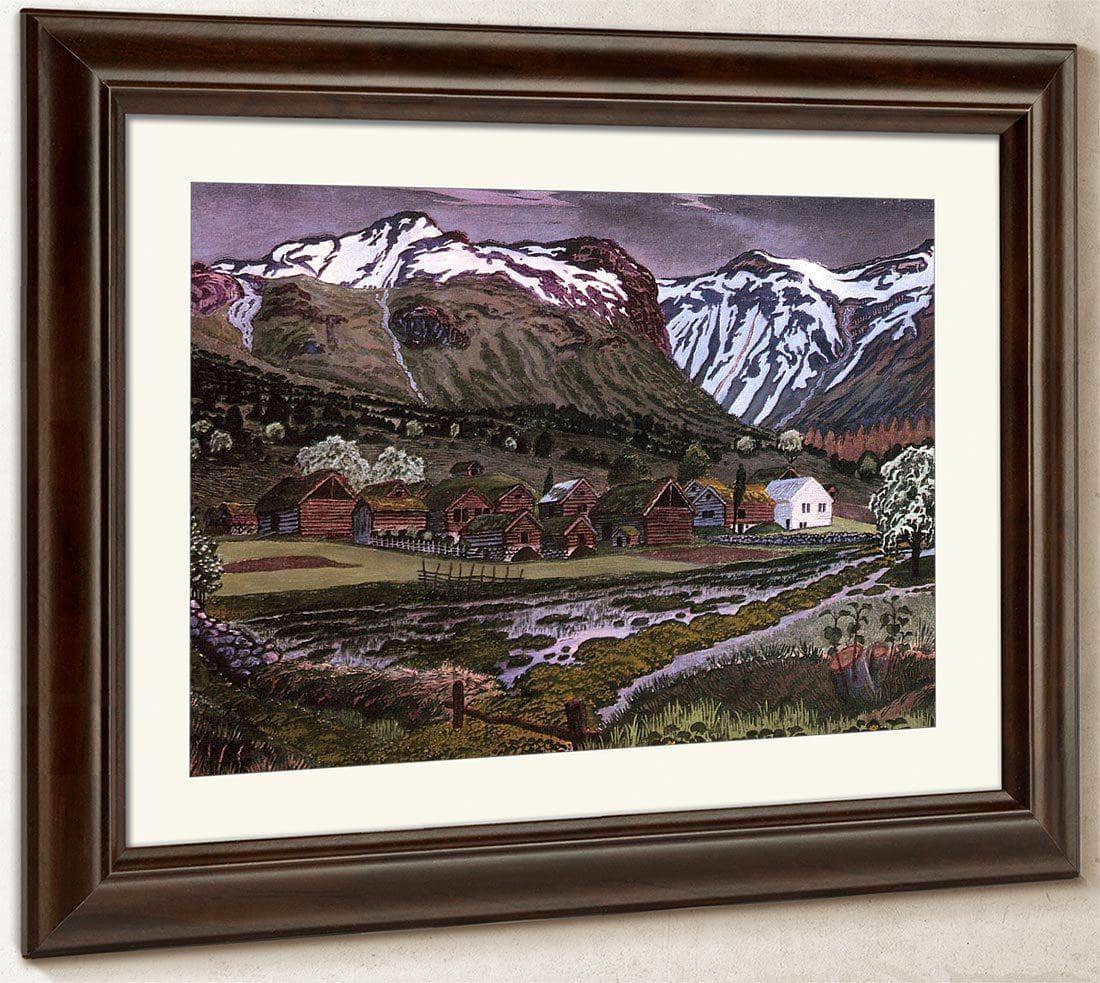 Marigold Night (Also Known As Soleienatt) By Nicolai Astrup Fine Art Print