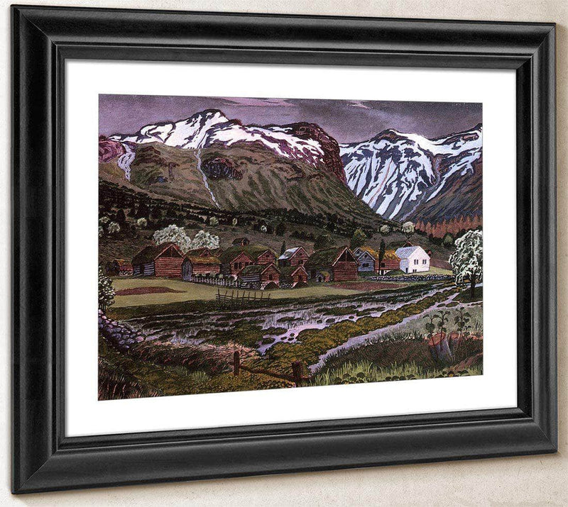 Marigold Night (Also Known As Soleienatt) By Nicolai Astrup Fine Art Print