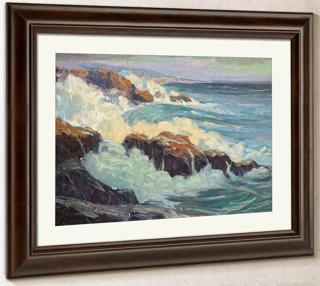 Marine, Laguna By Edgar Payne1 Fine Art Print