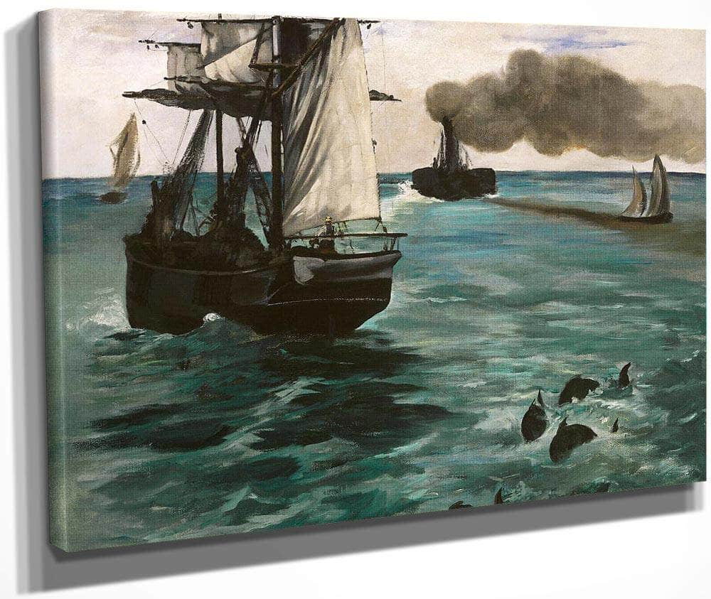Marine View By  Manet Edouard Fine Art Print