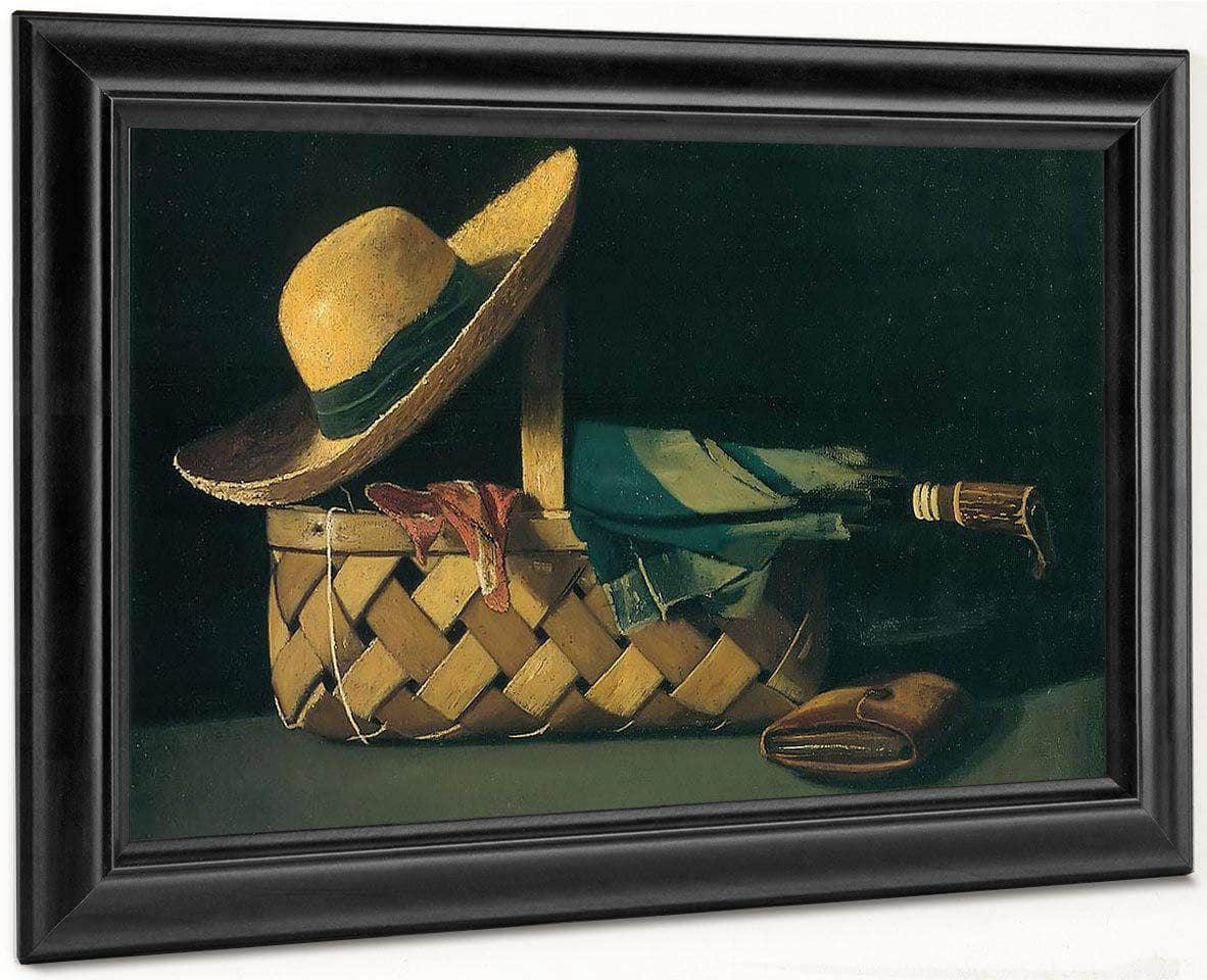 Market Basket Hat And Umbrella By John F Peto Fine Art Print