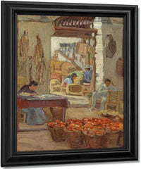 Marketplace By Anna Lee Stacey Fine Art Print